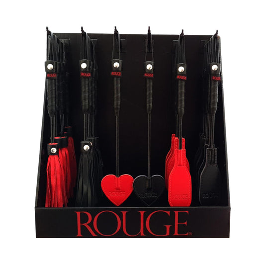 Rouge Mini Crops & Flogger Counter Display 6 of each 36-Piece Display-Pinkfoxxx