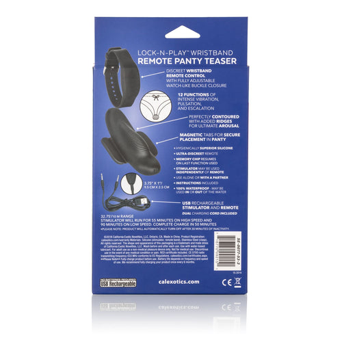 LOCK N PLAY WRISTBAND REMOTE PANTY TEASER - SE007753