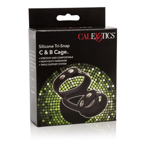TRI SNAP COCK & BALL CAGE SILICONE - SE141330