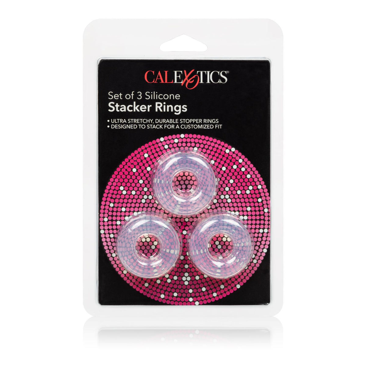 SET OF 3 SILICONE STACKER RINGS - SE143480