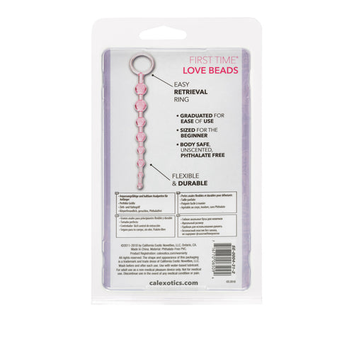 FIRST TIME LOVE BEADS PINK - SE000431