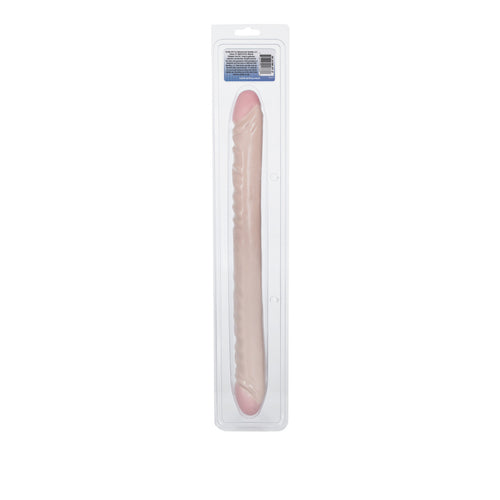 IVORY DUO 18IN VEINED DOUBLE DONG - SE019601