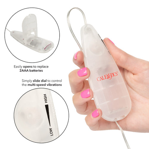 SLIM TEARDROP BULLET CLEAR - SE111020