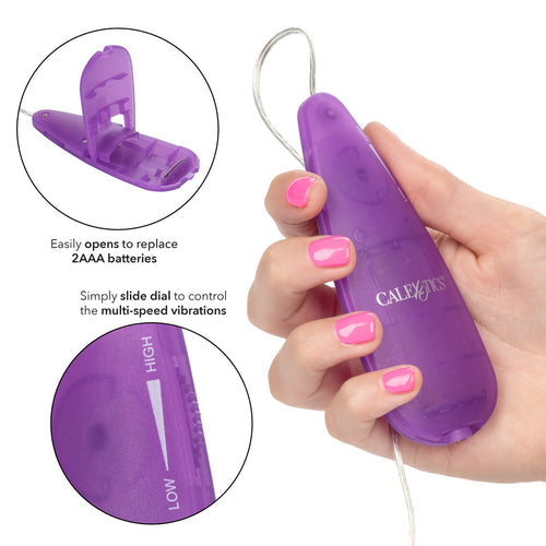 (BULK) SLIM TEARDROP BULLET PURPLE - SE111028