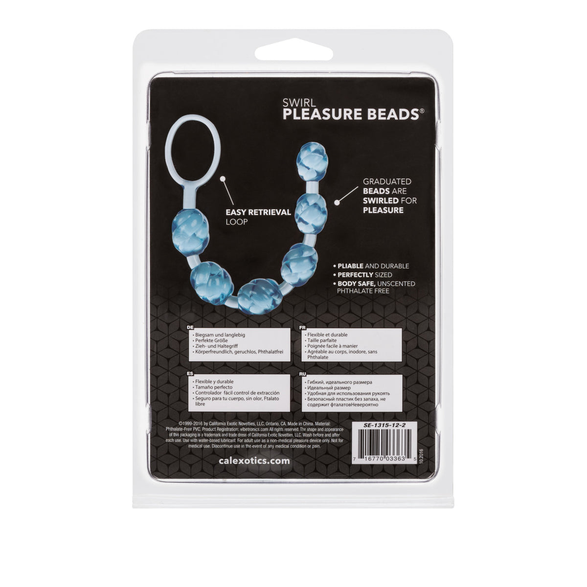 SWIRL PLEASURE BEADS TEAL - SE131512
