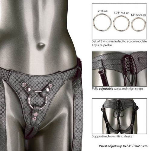HER ROYAL HARNESS THE REGAL QUEEN PEWTER - SE156317