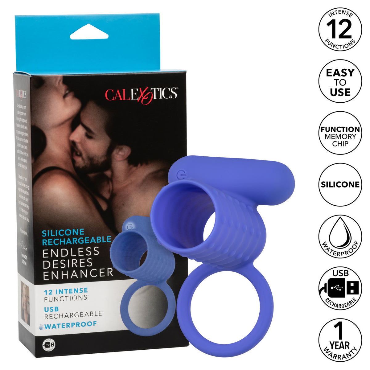SILICONE RECHARGEABLE ENDLESS DESIRES ENHANCER - SE184430