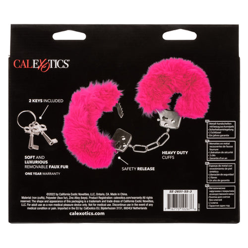 ULTRA FLUFFY FURRY CUFFS PINK - SE265155