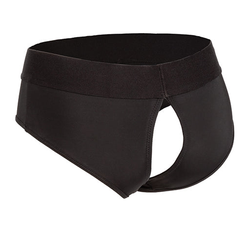 BOUNDLESS BACKLESS BRIEF S/M HARNESS BLACK - SE270109