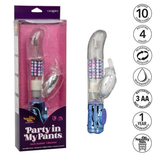 NAUGHTY BITS PARTY IN MY PANTS JACK RABBIT VIBRATOR - SE441028