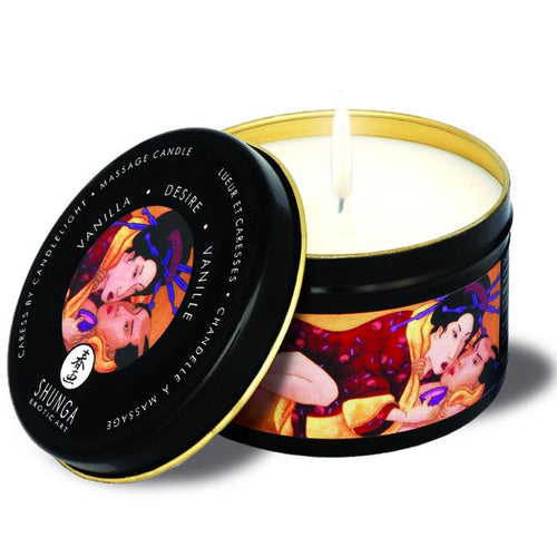 MASSAGE CANDLE DESIRE/ VANILLA 5.7 OZ - SH4501