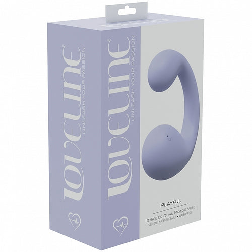 LOVELINE PLAYFUL DUAL MOTOR VIBE LAVENDER - SHTLOVU013LAV