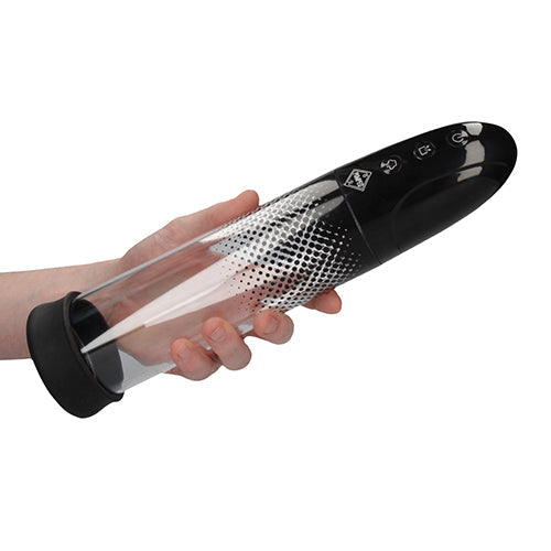 PUMPED AUTOMATIC RECHARGEABLE LUV PUMP BLACK - SHTPMP044BLK