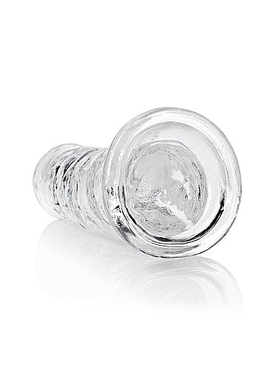 REALROCK STRAIGHT REALISTIC 8 IN DILDO TRANSPARENT - SHTREA153TRA