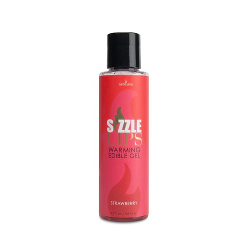SIZZLE LIPS WARMING GEL STRAWBERRY 4.2 OZ - ONVL498
