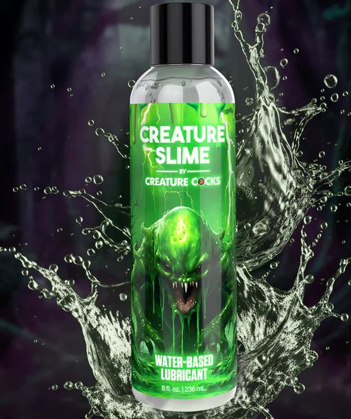 CREATURE COCKS CREATURE SLIME WATER BASED LUBE 8 OZ - XRAH4558OZ