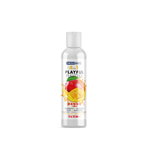 SWISS NAVY 4 IN 1 PLAYFUL FLAVORS MANGO 1 OZ - SN4N1FMG1