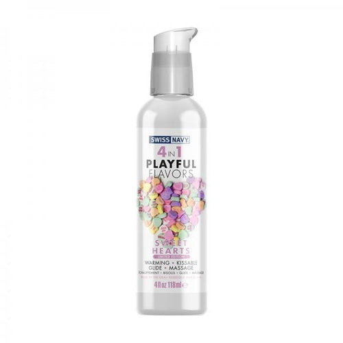 SWISS NAVY 4 IN 1 PLAYFUL SWEET HEART 4 OZ - SN4N1FSH4