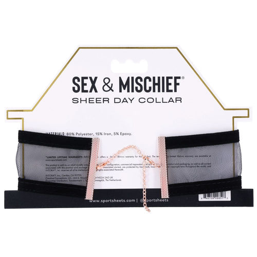 SEX & MISCHIEF SHEER DAY COLLAR - SS09851