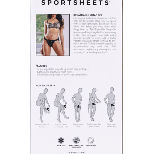 SPORTSHEETS BREATHABLE STRAP ON - SS31002