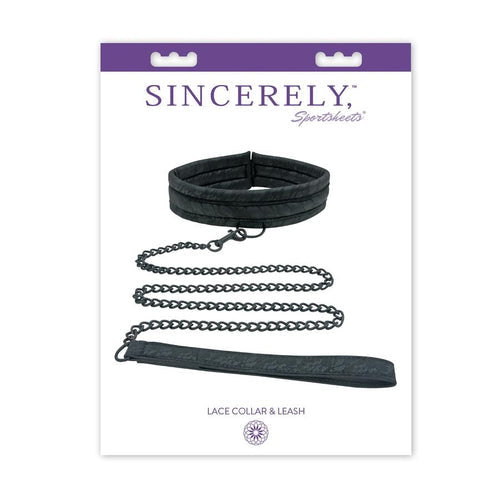 SINCERELY LACE COLLAR & LEASH - SS52003
