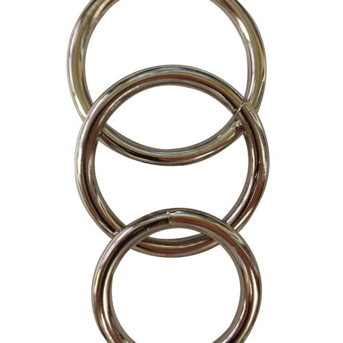 SEAMLESS METAL O RING 3 PACK 1.5/ 1.75" / 2" " - SS69403