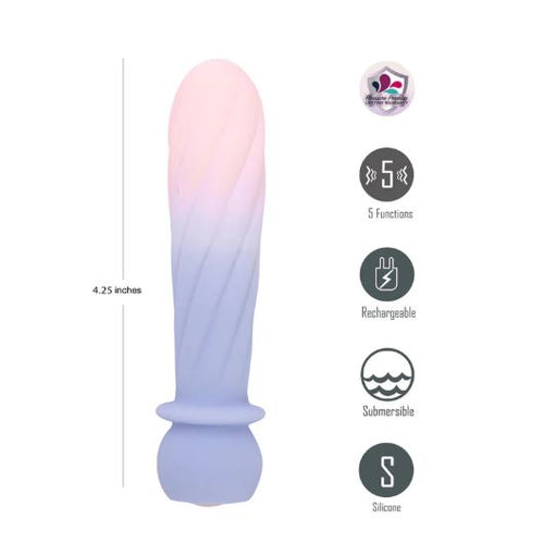SYMBA FLEXIBLE BULLET JAGUAR POWER PINK/PURPLE SWIRL - MTMA2514PINK