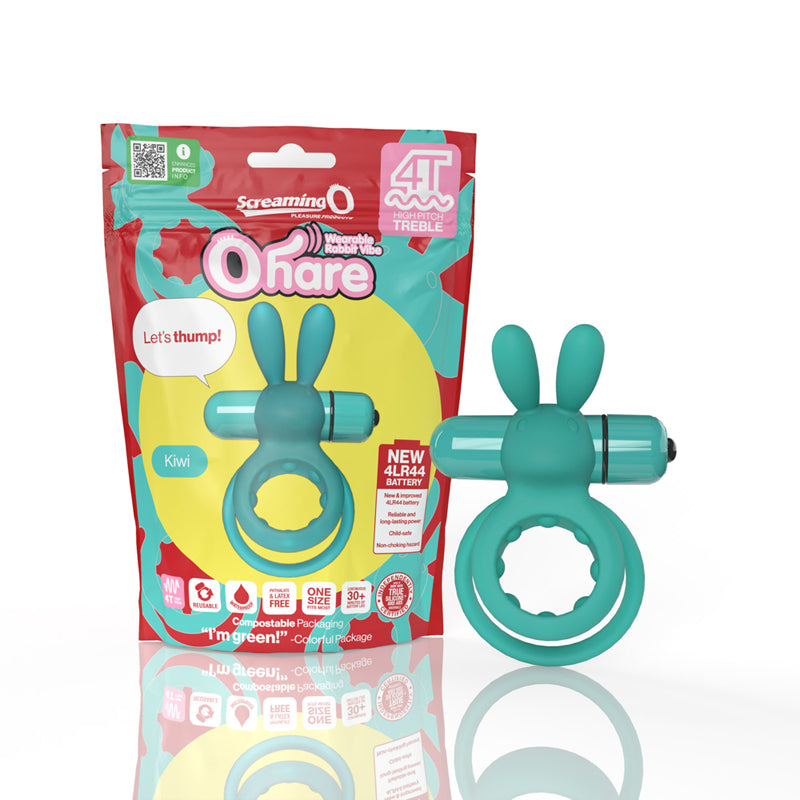 Screaming O 4T Ohare Vibrating Rabbit Double Cockring-Pinkfoxxx