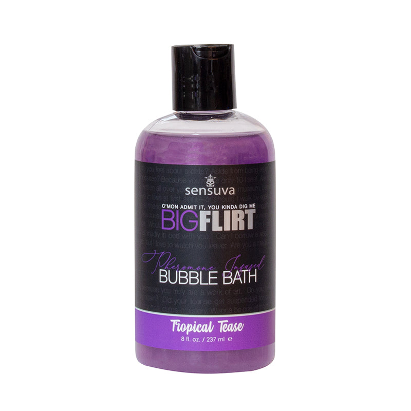 Sensuva Big Flirt Pheromone-Infused Bubble Bath 8 oz.-Pinkfoxxx