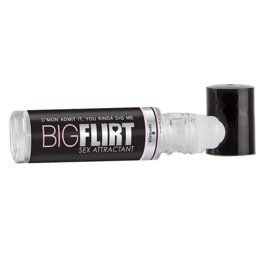 Sensuva Big Flirt Pheromone Sex Attractant 0.34 oz.-Pinkfoxxx