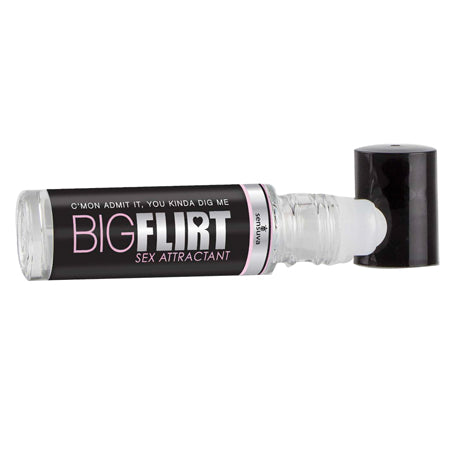 Sensuva Big Flirt Pheromone Sex Attractant 0.34 oz.-Pinkfoxxx