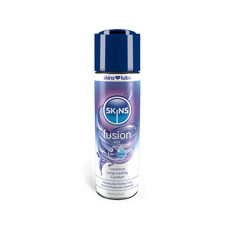 Skins Fusion Hybrid Silicone and Water-Based Lubricant 4.4 oz-Pinkfoxxx