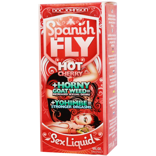 Spanish Fly Hot Cherry Sex Liquid 1 fl oz-Pinkfoxxx