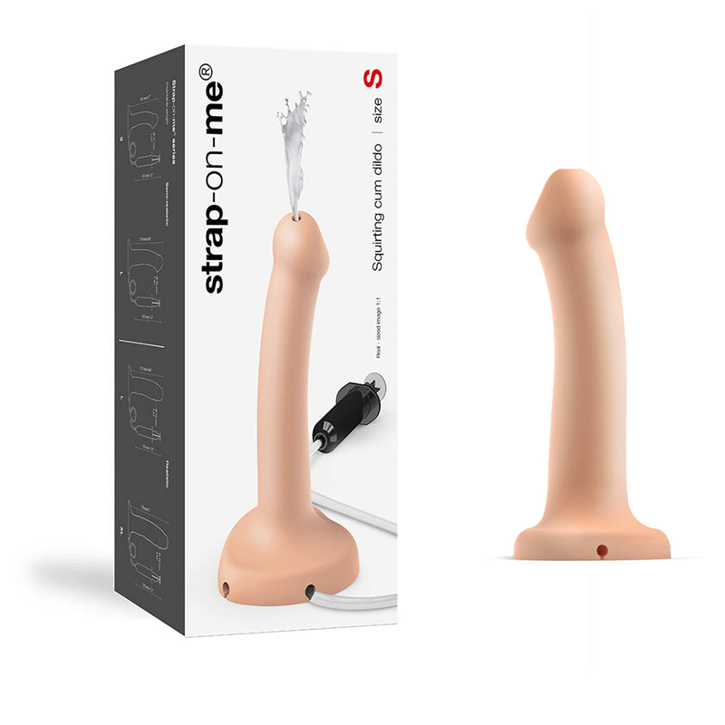 Strap-On-Me Squirting Cum Semi-Realistic Silicone Dildo S (fluid not included)-Pinkfoxxx