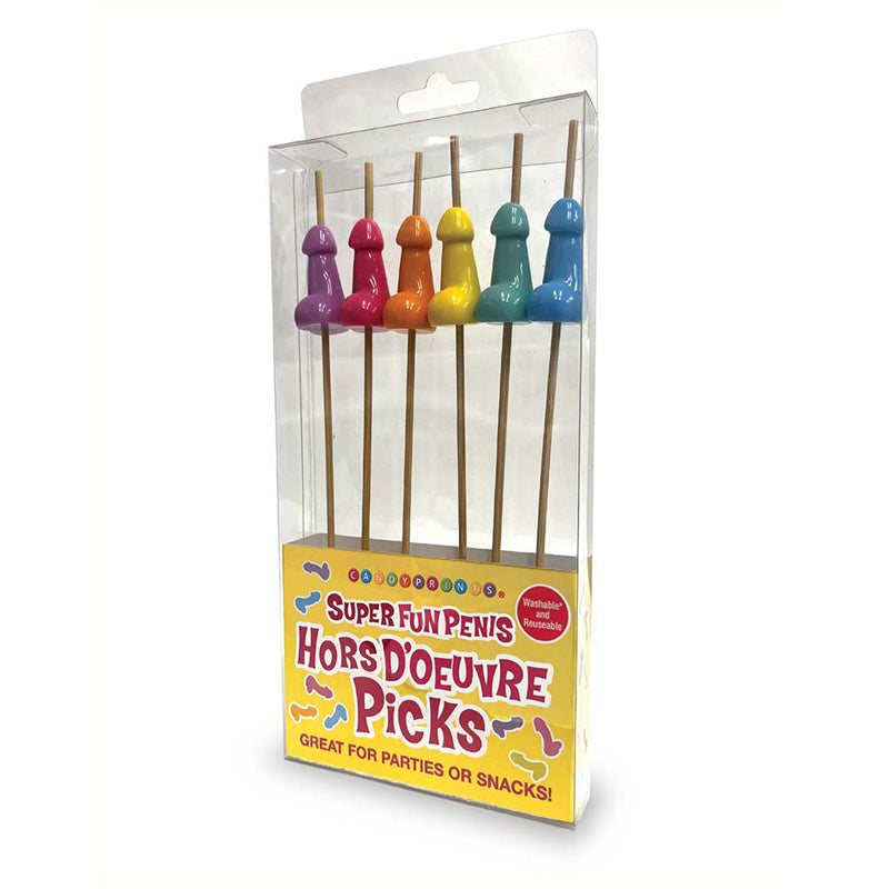 Super Fun Penis Hor D'oeuvre's Picks 6-Piece Set-Pinkfoxxx