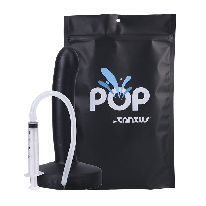 TANTUS POP SLIM SQUIRTING DILDO (BAG)-Pinkfoxxx