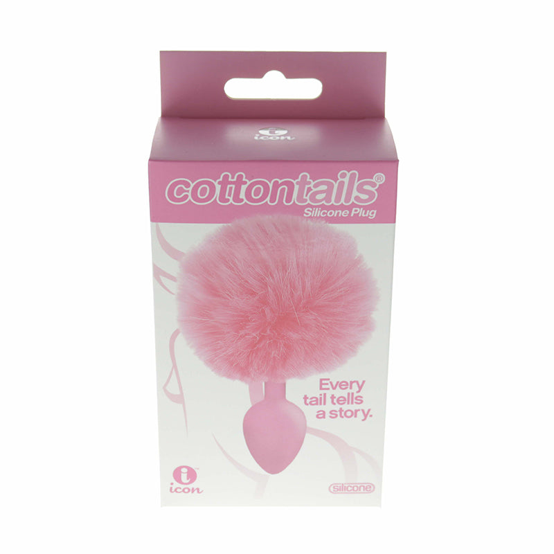 THE 9'S COTTONTAILS SILICONE BUNNY TAIL BUTT PLUG
