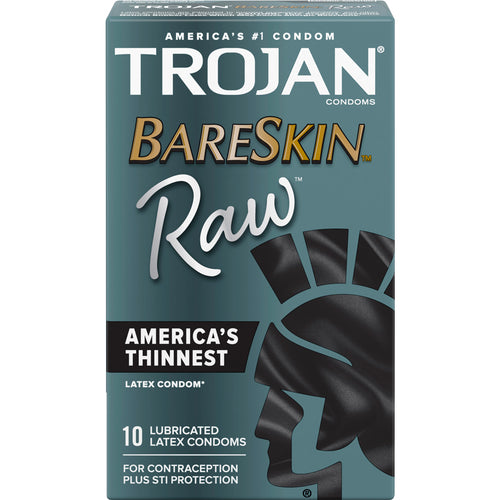 TROJAN BARESKIN RAW 10CT - T00153