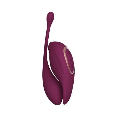TWITCH 2 RECHARGEABLE SUCTION AND FLAPPING VIBRATOR WITH REMOTE CONTROL VIBRATING EGG-Pinkfoxxx
