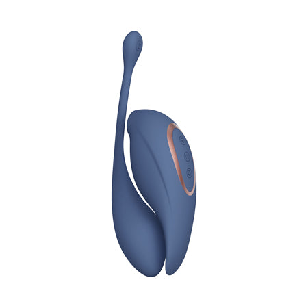 TWITCH 2 RECHARGEABLE SUCTION AND FLAPPING VIBRATOR WITH REMOTE CONTROL VIBRATING EGG-Pinkfoxxx