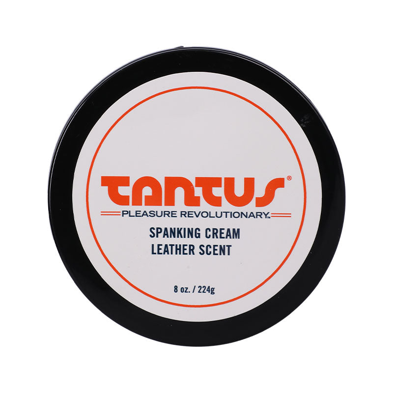 Tantus Apothecary Spanking Cream Leather Scent 8 oz.-Pinkfoxxx