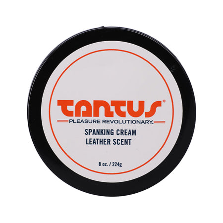 Tantus Apothecary Spanking Cream Leather Scent 8 oz.-Pinkfoxxx