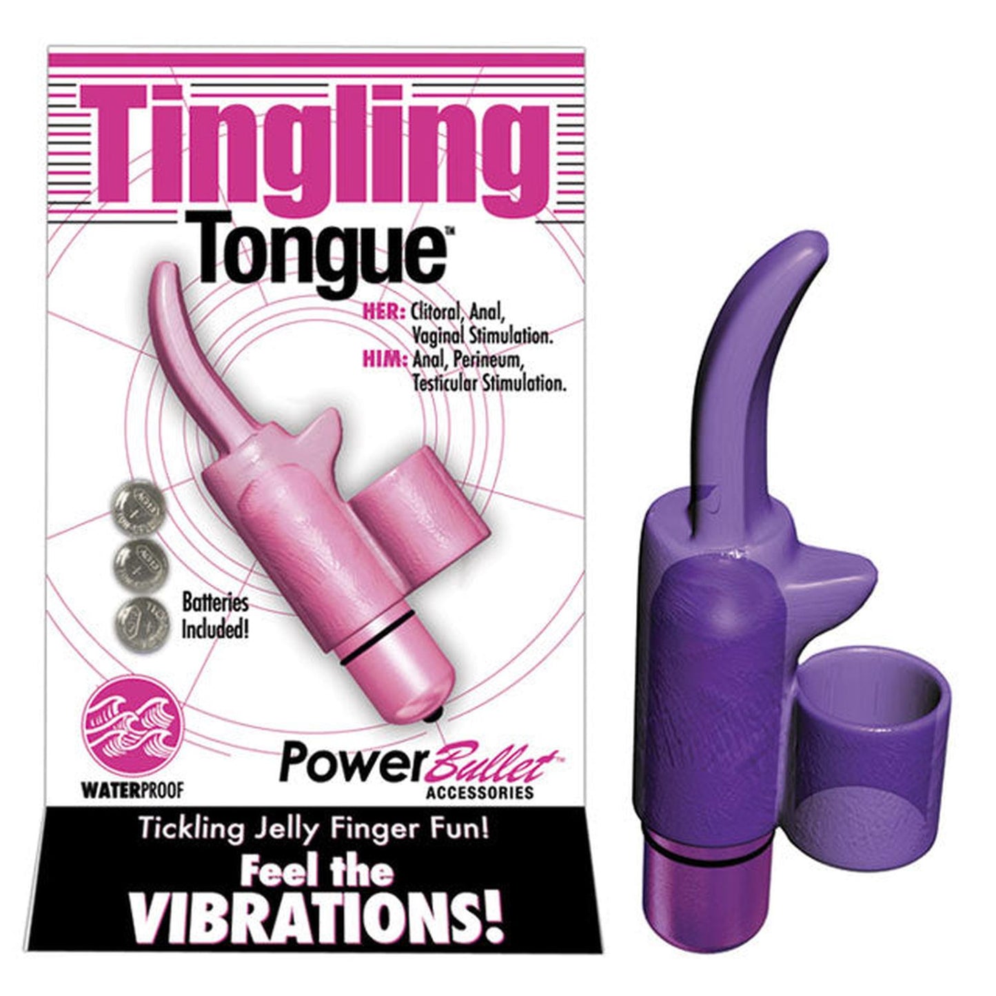 Tingling Tongue w/Power Bullet Purple-Pinkfoxxx