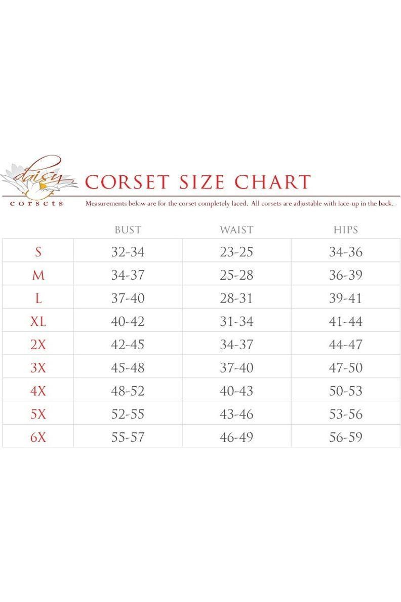 Top Drawer 4 PC Sexy Devil Corset Costume
