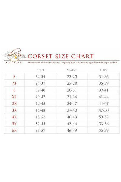 Top Drawer Double Steel Boned Wine Brocade Curvy Underbust Corset