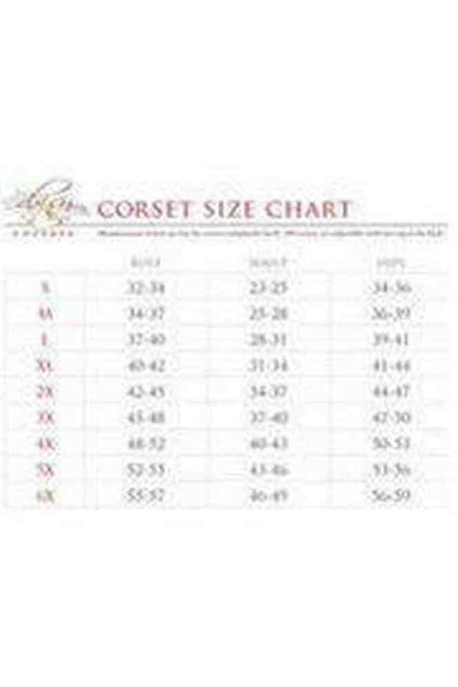 Top Drawer Wine Brocade & Faux Leather Steel Boned Under Bust Corset