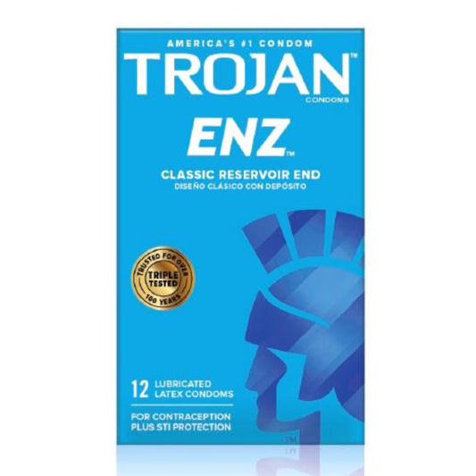 Trojan-Enz Lubricated Condoms-Pinkfoxxx