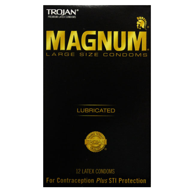 Trojan Magnum Larger Size Condoms-Pinkfoxxx