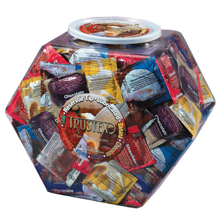 Trustex Flavored Condom (Assorted/144 Per Display)-Pinkfoxxx