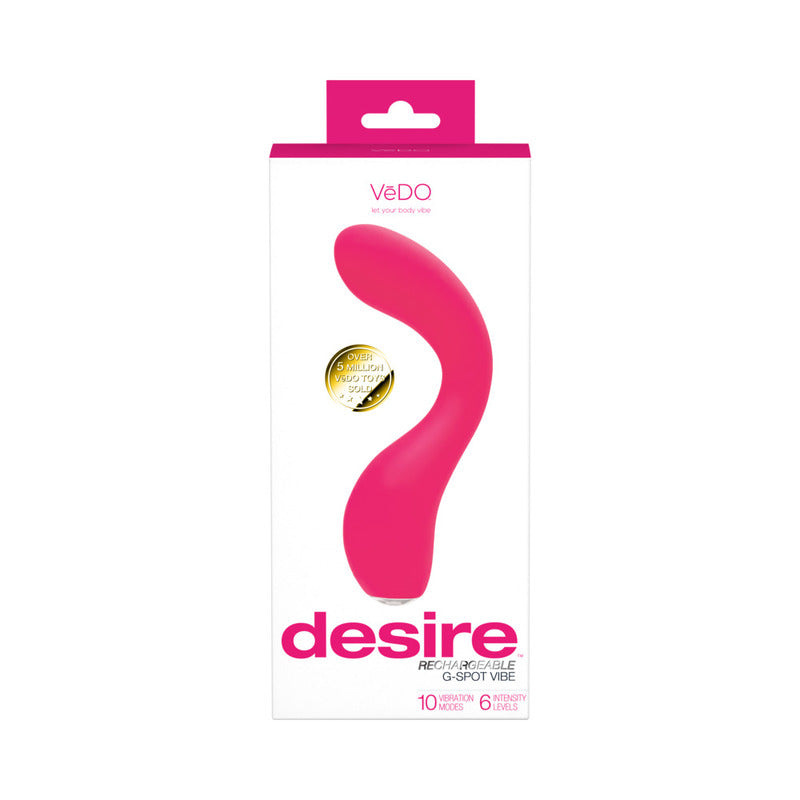 VEDO DESIRE RECHARGEABLE G-SPOT VIBE-Pinkfoxxx